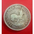 SILVER 1949 CROWN. 5 Shillings - George VI. Silver (.800) 28.28 g EXCEPTIONAL CONDITION !!