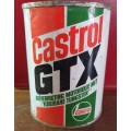 AFRIKAANS CASTROL TIN. VLOEIBARE TUNGSTEN. OPEN. NO LID.