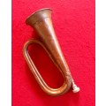 WW 1 UNION OF SOUTH AFRICA INFANTRY TRENCH BUGLE. WAR USED.