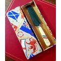 1937 CORONATION KING GEORGE V1 SOUVENIR BUTTER KNIFE. EXCEPTIONAL !! IN BOX AND SLEAVE!!