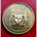 1966 Medal - 5 Years Commemoration of the Republic of South Africa.Numista Rarity index: 72