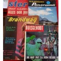 80 MORE LOTS ON SAME AUCTION! 4 X VINTAGE AFRIKAANS MAGAZINES !! 1956 ,64,67,68, ONE BID FOR LOT.