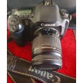 CANON EOS 10D CAMERA WITH ZOOM LENS EF 28-80MM . 58MM. PLUS BAG ETC.