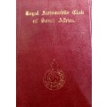 1938 ROYAL AUTOMOBILE CLUB OF SOUTH AFRICA ROUTE BOOK WITH MATERIAL PEGASUS MAP.