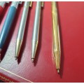 5 X VINTAGE MECHANISM PENS. WELL LOOKED AFTER. ONE BID FOR ALL .