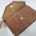 Vintage Elizabeth Arden brown clutch bag
