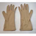 Vintage women`s beige gloves