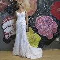 Beautiful wedding dress - Used once - Sizes shown in pictures
