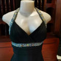 Black evening dress with beautiful diamante details - Need some TLC