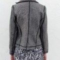 DERHY grey and black jacket ( expensive in USA ) 77% wool size M lined
