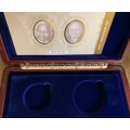 Beautiful Mandela de Klerk Nobel Anniversary set Mint of Norway box ONLY .Fits 2 coins