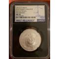 First Release NGC graded MS70 2019 Neslon Mandela Protea R1 Silver Unc coin Life of legend series