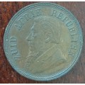 1892 ZAR penny coin