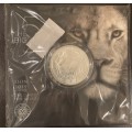 2019 Silver R5 Brilliant Uncirculated 1oz Coin Big 5 Lion South Africa Sold Out at SA Mint