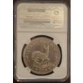 Rare 1958 Proof 5 shilling Crown Silver Union coin PF64 NGC graded only 985 minted