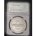 1960 Proof Union 5 shilling Crown Silver coin PF65 NGC graded