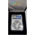 Finest Known Proof 2016 PF70 NGC graded R2 Cheetah Silver 1oz coin South Africa with box National G