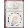 FINEST KNOWN 2017 Proof Silver 1oz Krugerrand NGC graded PF70 Ultra Cameo - RARE