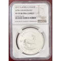 FINEST KNOWN 2017 Proof Silver 1oz Krugerrand NGC graded PF70 Ultra Cameo - RARE