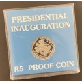 1994 Presidential Inauguration Proof R5 In Perspex Holder