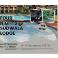 Sudwala Lodge - 4 - 8 December 2023 (Four Nights) 2 Adults