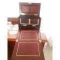 Rare, Antique, Victorian, Rosewood Writing Slope/Desktop Stationery Cabinet