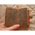 Miniature Vintage Leather-bound HET BOEK, Psalmen en Gezangen, Hervormde Kerk Nederland,VG Condition