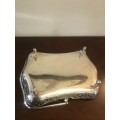 Very attractive Vintage Silver-Plated Handled Footed Basket  : Gd Condition