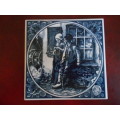 Pair of Beautiful DELFT TILES (Oude Molen Fabriek) in "as new" condition : Price is for the Pair