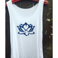 Lotus Vest, flowy vest, summer vest, summer top, yoga wear, casual wear, printed vest
