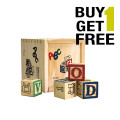 Wooden ABC Blocks - BUY 1 GET 1 FREE