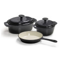 Fine Living Cast Iron Set - Classic - 5pc - BUY 1 GET 1