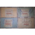 73 Postal History Covers - Rail Letter Post and Registered Post