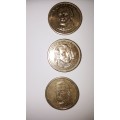 3x Presidential $1 Dollar Coins