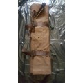 SADF good quality military sleeping bag in good condition with head cover and carry bag with extra