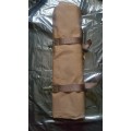SADF good quality military sleeping bag in good condition with head cover and carry bag with extra
