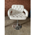 White Mixology Bar Stool - Demo Aged Stock Sale Sold AS IS!!