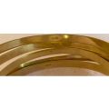 9ct Gold Bangles | 5 x 0.5cm and 6.5cm + 1 x 1.2cm and 6.5cm | 49.1gr total! | BV R337/gr/9ct