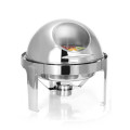 Brand New Stainless Steel Roll Top Chafing Dish Set with Window