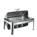 Restaurant Chafing Dish Polished Stainless Steel Supplied with water pan, food pan, cover