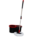 TH Easy Mop with 2 Micro-fibre Mop Heads - BLACK AND RED ( READ THE DESCRIPTION )