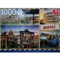 Jumbo 1000 Piece Puzzle: Greetings From Rome
