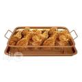 Copper Collection Rectangle Crispy Tray - Turn your oven into an Air Fryer - New