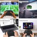 Mini Wireless Keyboard with Touchpad, 2.4Ghz Wireless Mini Handheld Remote Control Keyboard
