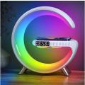 Wireless Fast Charger with Built-in Bluetooth Stereo Speakers +Alarm Clock