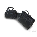 Set of 2 High Quality Duffle Luggage Bags - BLACK