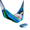 Portable Cotton Rope Outdoor Swing Fabric Camping Hanging Hammock Canvas Bed