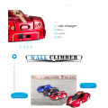 Infrared Control Wall Climbing Climber RC Car Ceiling Running Kid Toy Gift - BLUE