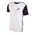 Original Mens Nike Air Tee Sportswear Advance 15 Tee - White/Black - 804987 100 Size Large