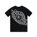 Original Men's Air Jordan Wingspan T-Shirt BLACK/WHITE - 748550 010 Size Large